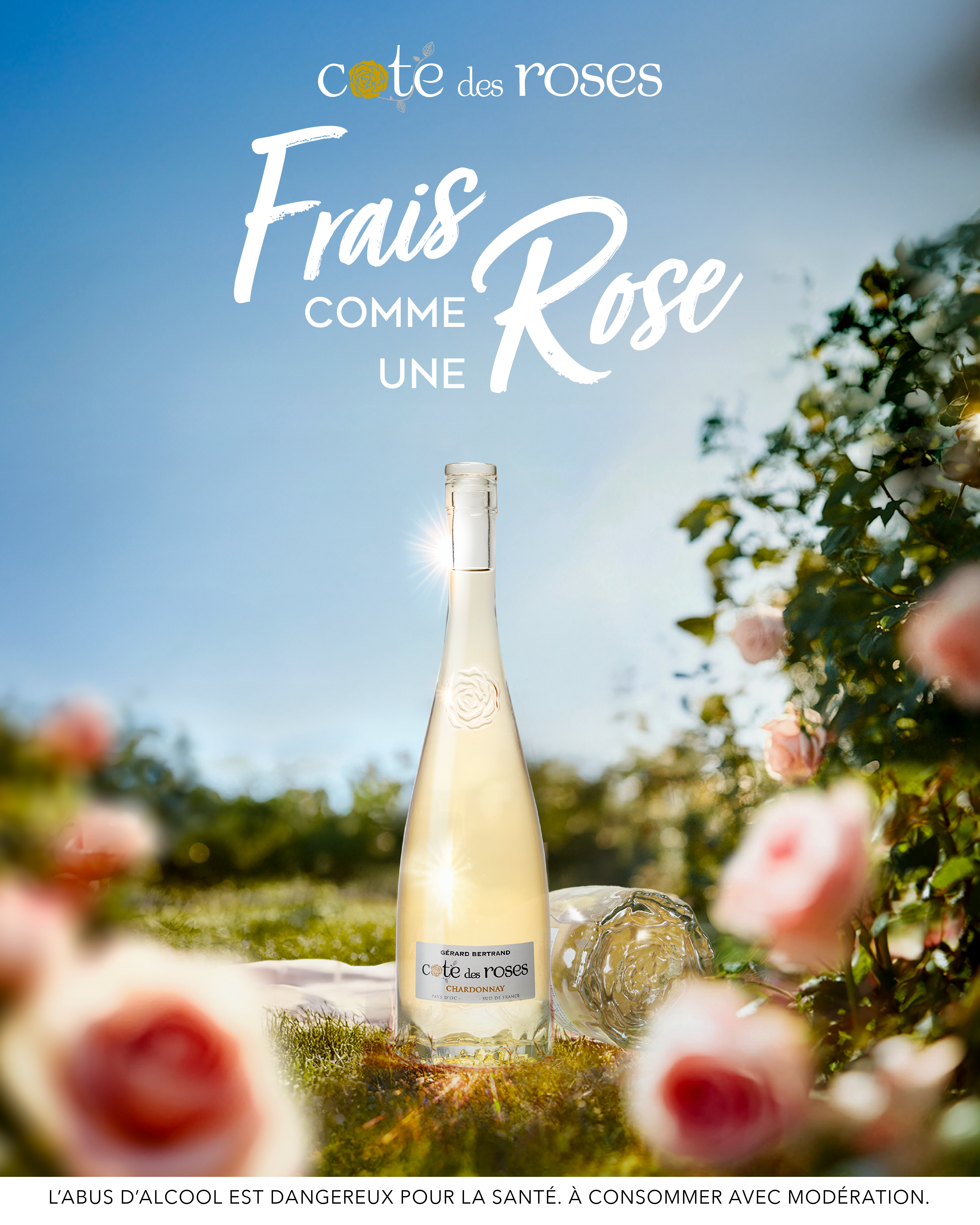 Cote des Roses chardonnay 2024 75cl vin blanc - Gérard Bertrand 
