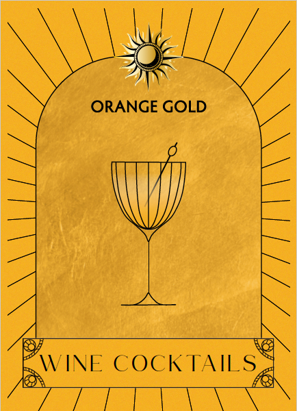 ORANGE GOLD CARNET COCKTAIL (100% off)