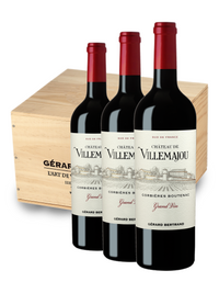 Château de Villemajou Grand Vin Rouge 75cl 2022 Caisse Bois 6 Bouteilles - Gérard Bertrand 