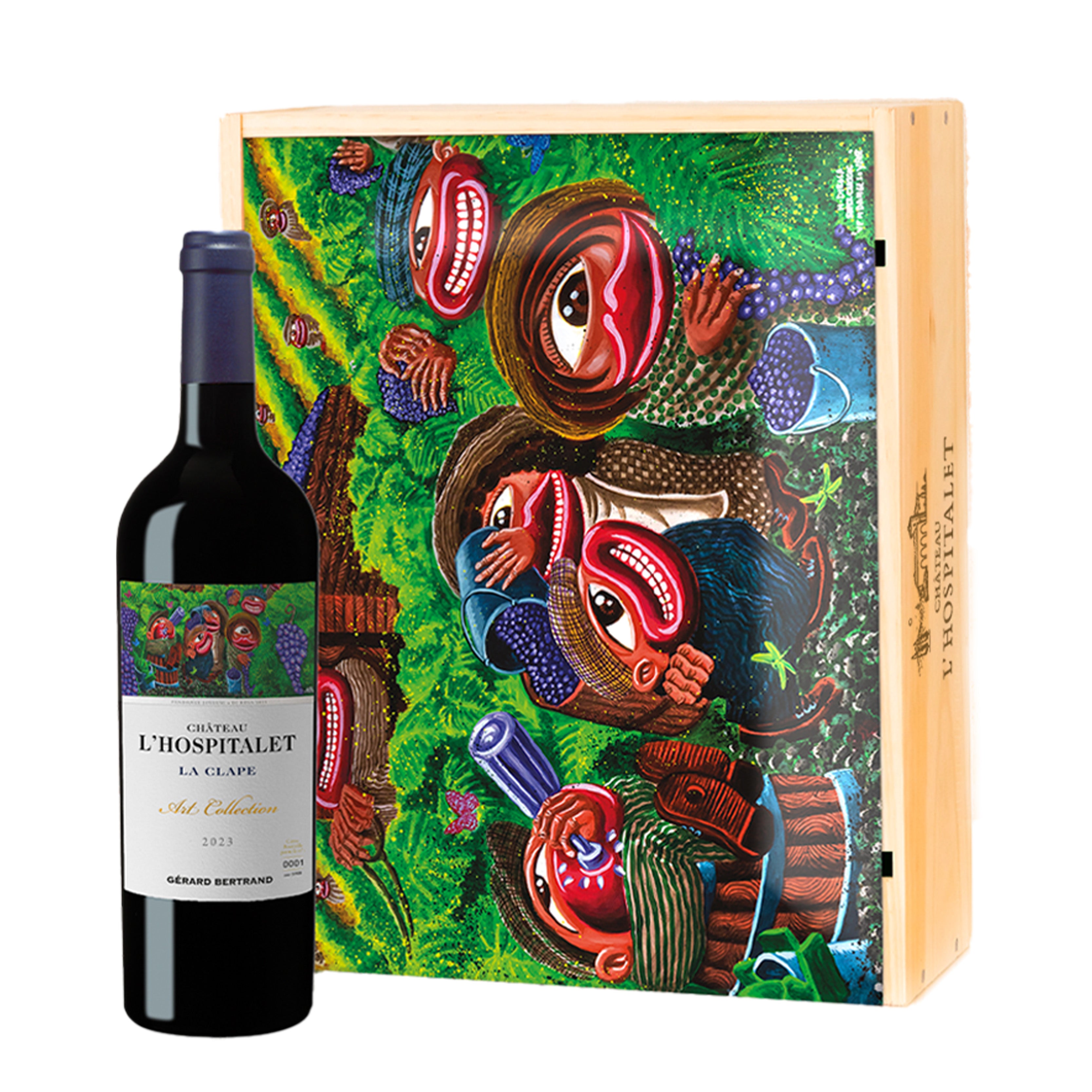 photo du vin Art Collection Édition Limitée Par Hervé di Rosa