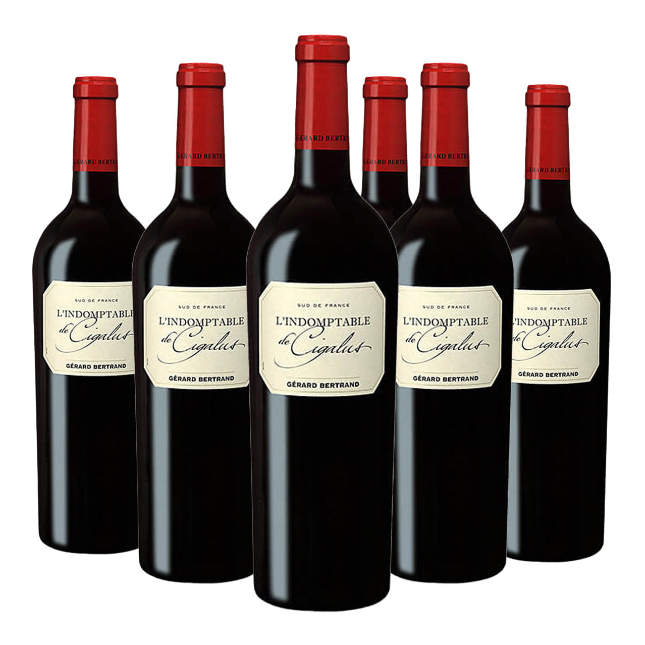 Indomptable de Cigalus Rotwein Lot 6 Flaschen 75cl