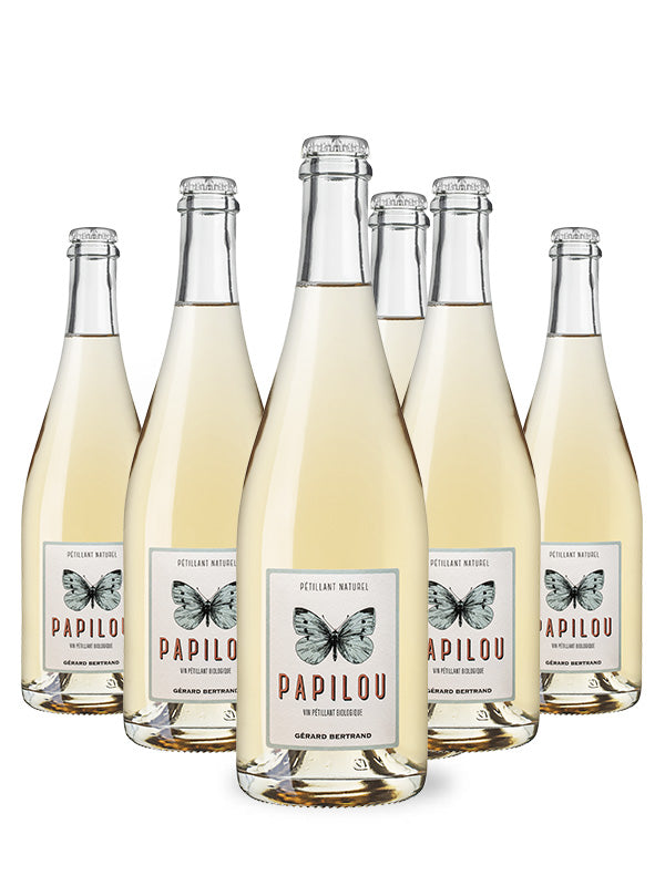Papilou Pétillant Naturel Blanc 2023 – Bioweinwein – Gérard Bertrand – 6x75cl
