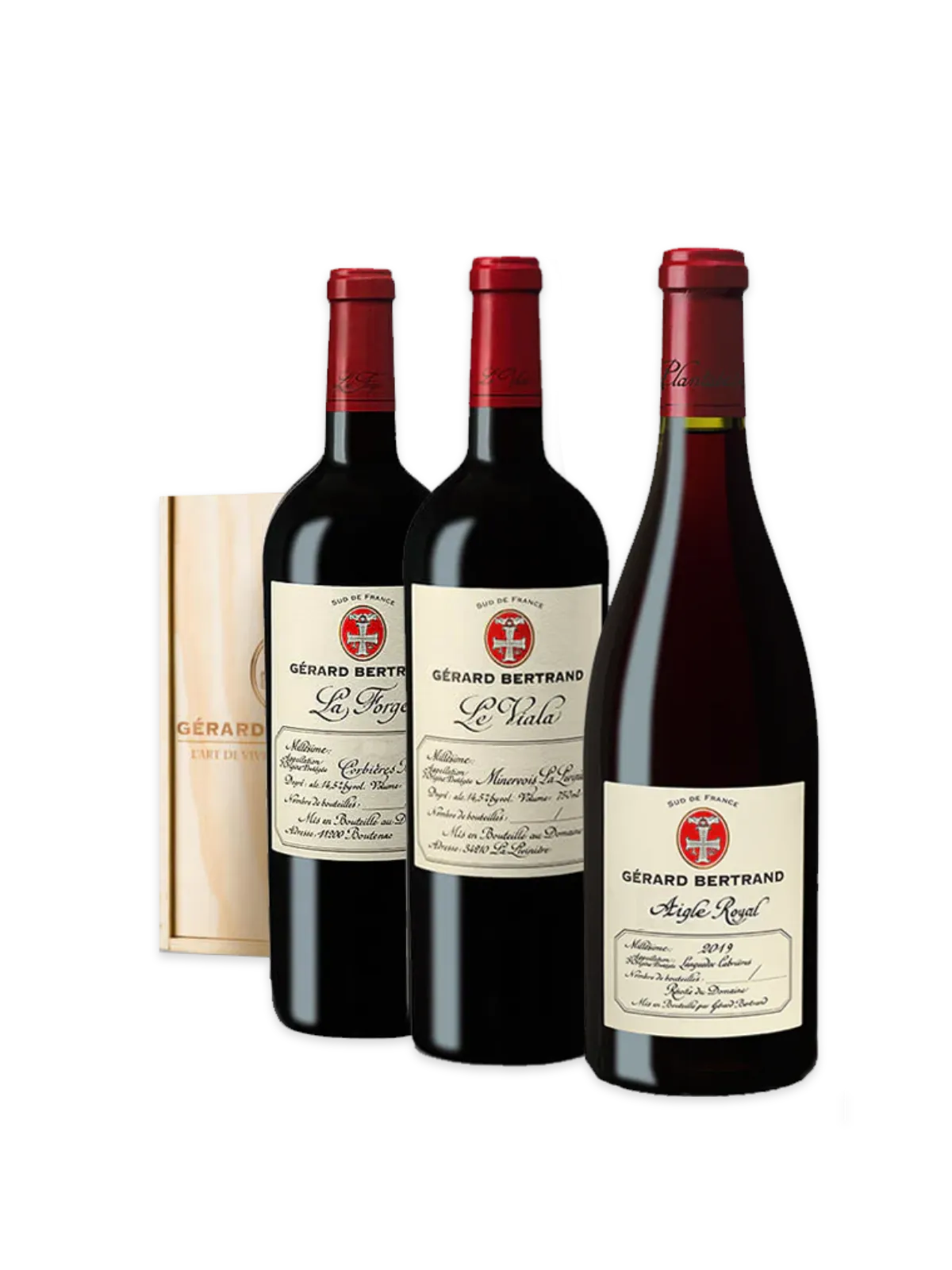 Discovery Box Les Parcelles 3 red wines Gérard Bertrand