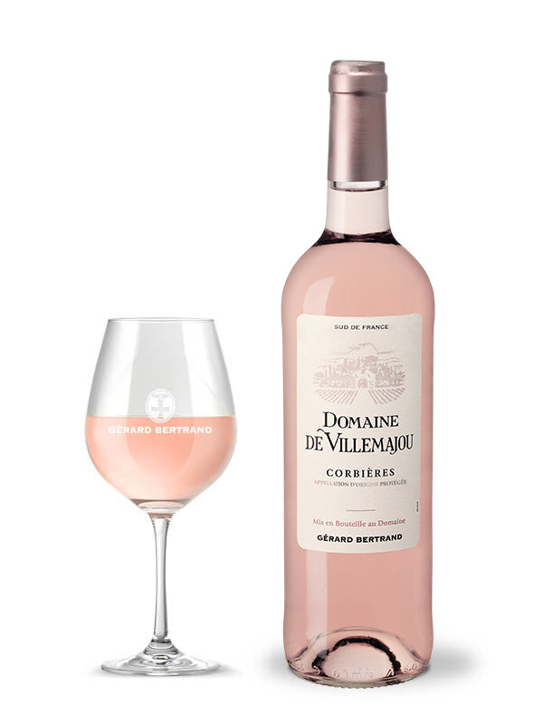 domaine de villemajou rosé 2019 vin corbieres vin bio biodynamie